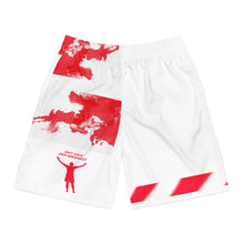 Load image into Gallery viewer, DCYG Red &amp; White 2nd Edition Men's Jogger Shorts (AOP)
