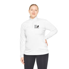 Load image into Gallery viewer, DCYG Black Red Bottoms Unisex Quarter-Zip Pullover
