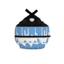 Load image into Gallery viewer, DCYG DRIP 24 White logo &amp; Light Blue  Backpack

