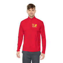 Load image into Gallery viewer, DCYG Yellow Red Bottoms Unisex Quarter-Zip Pullover
