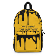 Load image into Gallery viewer, DCYG DRIP 24 Black logo &amp; Yellow Backpack
