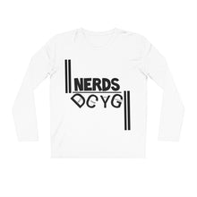 Load image into Gallery viewer, DCYG NERDS Black Logo  Long Sleeve Shirt
