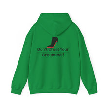 Load image into Gallery viewer, DCYG Black Red Bottoms Heavy Blend™ Hooded Sweatshirt

