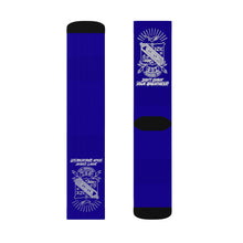 Load image into Gallery viewer, DCYG STX White Phi Beta Sigma &amp; Blue Socks
