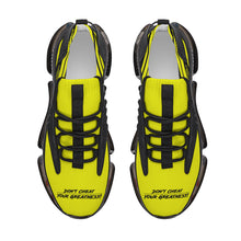 Load image into Gallery viewer, DCYG X2  Yellow &amp;Black Air Max React Sneakers - Black

