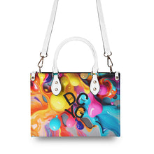Load image into Gallery viewer, DCYG Black Logo &amp; Multi-Color Balloons Multiple Sizes Upgraded Luxury Women PU Leather Handbag
