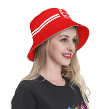 Load image into Gallery viewer, DCYG DEI 24 White &amp; Red Bucket Hat
