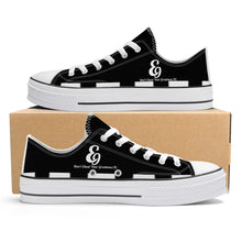 Load image into Gallery viewer, E9 Edition Unisex Classic Low Top Canvas Shoes - White

