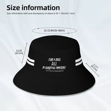 Load image into Gallery viewer, Cure 4 Doge White Logo &amp; Stripes Reflective Bucket Hat
