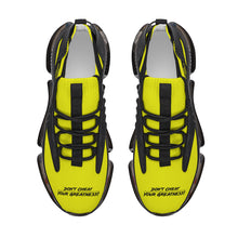 Load image into Gallery viewer, DCYG X2 Yellow Air Max React Sneakers - Black
