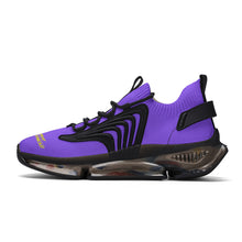 Load image into Gallery viewer, DCYG Purple &amp; Gold Air Max React Sneakers - Black
