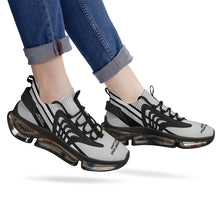 Load image into Gallery viewer, DCYG Grey &amp; White Air Max React Sneakers - Black
