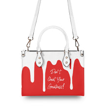 Load image into Gallery viewer, DRIP White CR Logo &amp; Red Multiple Sizes Upgraded Luxury Women PU Leather Handbag
