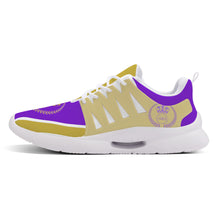 Load image into Gallery viewer, Royalty 24 Purple ,Gold Logo &amp; Stripes Unisex New Training Runing Shoes
