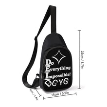 Load image into Gallery viewer, DCYG DEI 24 White &amp; Black Chest Bag
