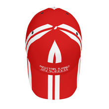 Load image into Gallery viewer, Ancestors Black, White Logo, Stripes, Curved Brim Baseball Cap (AOP)

