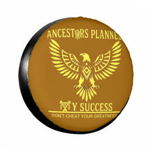 Load image into Gallery viewer, Ancestors Native, Yellow Logo &amp; Brown  Tire cover
