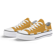 Load image into Gallery viewer, E9 Edition Unisex Classic Low Top Canvas Shoes - White
