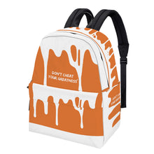 Load image into Gallery viewer, DCYG DRIP NX White logo &amp; Orange Cotton Backpack
