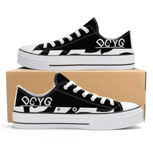 Load image into Gallery viewer, DCYG Xclusive Unisex Classic Low Top Canvas Shoes - White

