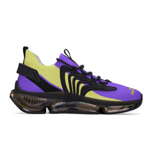 Load image into Gallery viewer, DCYG X2 Purple &amp; Gold Air Max React Sneakers - Black
