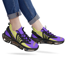 Load image into Gallery viewer, DCYG X2 Purple &amp; Gold Air Max React Sneakers - Black

