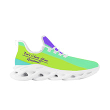 Load image into Gallery viewer, DCYG Purple ,Blue &amp; Green 2nd Edition B Flex Control Sneaker - White Mens/Womens sizes 5-14
