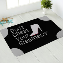 Load image into Gallery viewer, DCYG Grey Red Bottom &amp; Black Doormats
