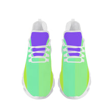 Load image into Gallery viewer, DCYG Purple ,Blue &amp; Green 2nd Edition B Flex Control Sneaker - White Mens/Womens sizes 5-14
