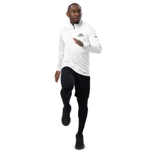 Load image into Gallery viewer, DCYG 24 NERDS White Logo Quarter zip pullover
