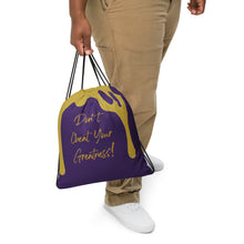 Load image into Gallery viewer, DCYG DRIP Gold logo &amp; Pure Drawstring bag
