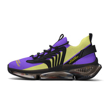 Load image into Gallery viewer, DCYG X2 Purple &amp; Gold Air Max React Sneakers - Black
