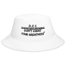 Load image into Gallery viewer, DCYG DEI Black &amp; White Bucket Hat
