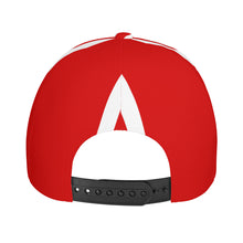 Load image into Gallery viewer, Ancestors Black, White Logo, Stripes, Curved Brim Baseball Cap (AOP)
