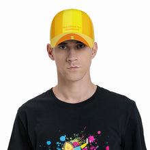 Load image into Gallery viewer, DCYG Orange &amp; Yellow S24 Curved Brim Baseball Cap (AOP)
