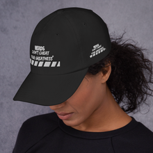 Load image into Gallery viewer, DCYG NERDS White Logo Dad hat
