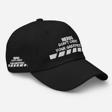 Load image into Gallery viewer, DCYG NERDS White Logo Dad hat
