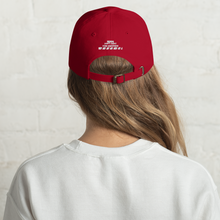 Load image into Gallery viewer, DCYG NERDS White Logo Dad hat
