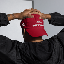 Load image into Gallery viewer, DCYG NERDS White Logo Dad hat
