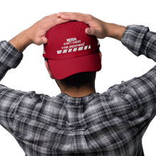 Load image into Gallery viewer, DCYG NERDS White Logo Dad hat
