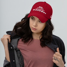 Load image into Gallery viewer, DCYG NERDS White Logo Dad hat
