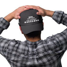 Load image into Gallery viewer, DCYG NERDS White Logo Dad hat
