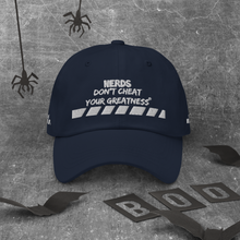 Load image into Gallery viewer, DCYG NERDS White Logo Dad hat

