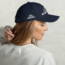 Load image into Gallery viewer, DCYG NERDS White Logo Dad hat
