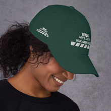 Load image into Gallery viewer, DCYG NERDS White Logo Dad hat
