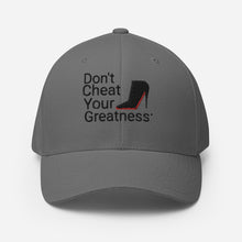 Load image into Gallery viewer, DCYG Black Red Bottoms Structured Twill Cap
