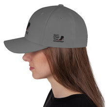 Load image into Gallery viewer, DCYG Black Red Bottoms Structured Twill Cap
