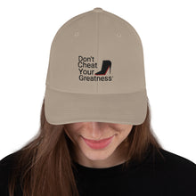 Load image into Gallery viewer, DCYG Black Red Bottoms Structured Twill Cap
