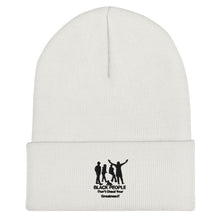 Load image into Gallery viewer, DCYG Black People Cuffed Beanie
