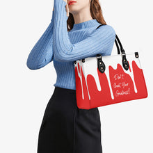 Load image into Gallery viewer, DRIP White CR Logo &amp; Red Multiple Sizes Upgraded Luxury Women PU Leather Handbag

